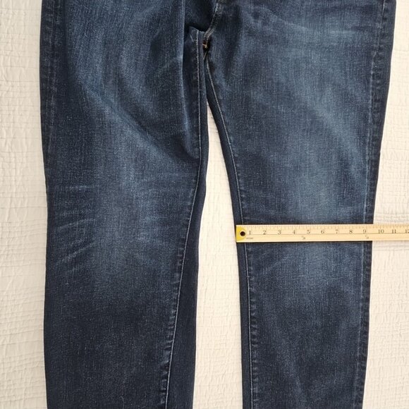 Ralph Lauren Polo Hampton Jeans Big Men's 42Bx30 Straight Leg Dark Wash Stretch - Picture 12 of 16